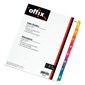 Offix® Colour-Coded Index Dividers 1-8