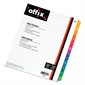 Intercalaires à code couleur Offix® JAN-DEC
