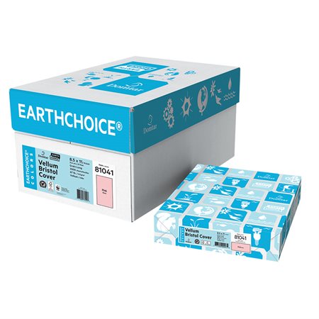 Papier couverture à usage multiples EarthChoice® Bristol Format lettre, 8-1/2 x 11" rose