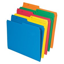 Coloured Reversible File Folders 11 pt. Package of 25 letter size