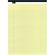 Bloc de papier Offix® Lettre (8-1/2 x 11-3/4 po) ligné 11/32, jaune