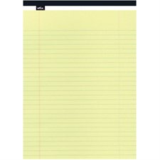 Offix®  Note Pads Legal  (8-1/2 x 14-3/4 in.) ruled 11/32, yellow