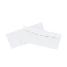 Enveloppe blanche standard Sans fenêtre. #8, 3-5/8 x 6-1/2 po. (bte 1000)