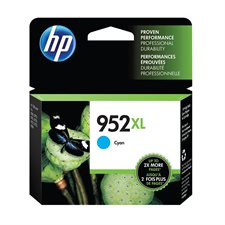 HP952XL - L0S61AN#140 High Yield Original Inkjet Cartridge - Cyan