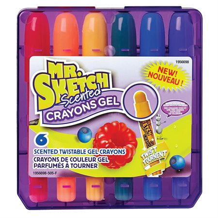 Crayons de couleur gel parfumés à tourner Mr. Sketch Scented