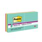 Post-it® Super Sticky Notes - Miami Collection Assorted sizes. 90-sheet pad (pkg 6)