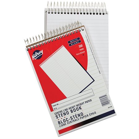 Steno pad With center line 350 pages