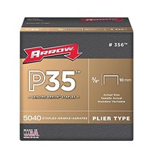 P35™ Plier Staples 3/8"