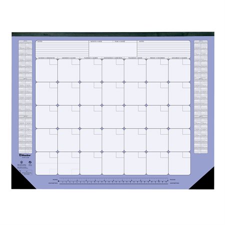Undated Monthly Desk Pad Calendar