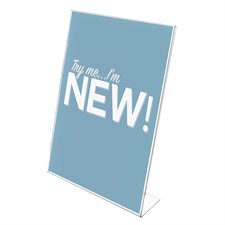 Classic Image® Slanted Sign Holder Portrait 8-1/2 x 11 in.
