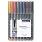 Lumocolor® Permanent Marker Medium. 1.0 mm Package of 8 assorted colours