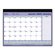 Calendrier sous-main mensuel (2025) Calendrier avec base 24-1/4 x 19-1/4 po