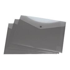 Document Envelope Package of 6. charcoal