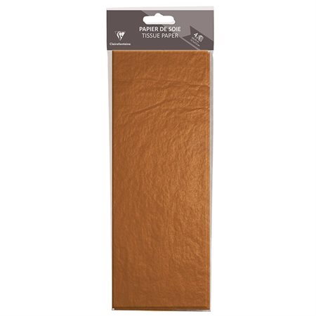 Papier de soie brun
