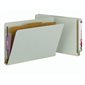 End Tab File Folders with SafeSHIELD® Coated Fastener Technology Legal size, 1 divider
