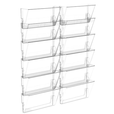 Wall Files Set of 6 files, legal size. clear