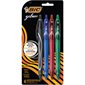 Gel-Ocity™ Retractable Rollerball Pen Package of 4 assorted colours