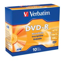 16x writable DVD-R disk