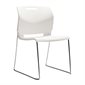 Popcorn Stacking Chair ivory