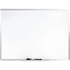 Tableau blanc économique effaçable à sec avec cadre aluminium 96 x 48 po
