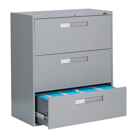 Classeurs latéraux Fileworks® 9300 3 tiroirs gris