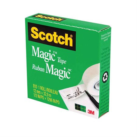 Ruban adhésif Scotch® Magic™ Recharge 12 mm x 33 m