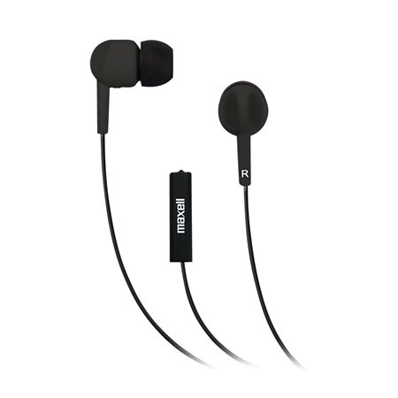 In-Ear Earbuds with Microphone black