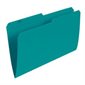 Reversible Coloured File Folders Legal size teal