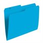 Reversible Coloured File Folders Letter size blue