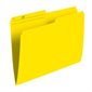 Reversible Coloured File Folders Letter size yellow