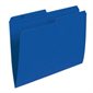 Reversible Coloured File Folders Letter size navy