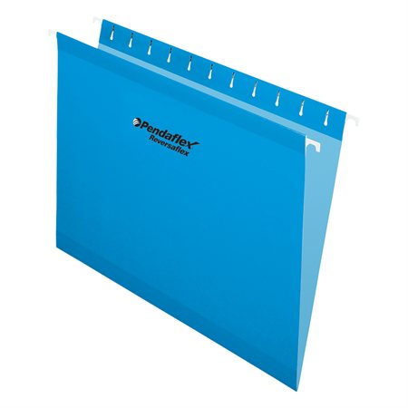 Dossiers suspendus Reversaflex® Format lettre bleu