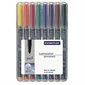 Lumocolor® Permanent Marker Fine Tip. 0.6 mm Package of 8 assorted colours