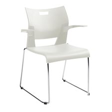 Duet™ Stacking chair With Arms ivory