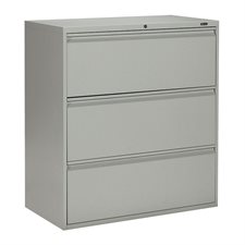 MVL1900 series lateral file 3 drawers – 39.06”H grey