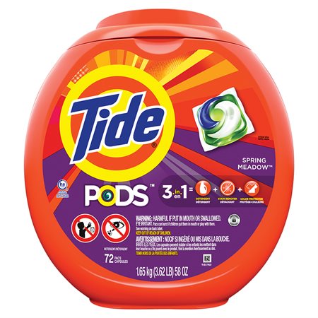 Tide Pods® Laundry Detergent Packs Package of 72 spring meadow
