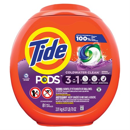 Tide Pods® Laundry Detergent Packs Package of 81 spring meadow