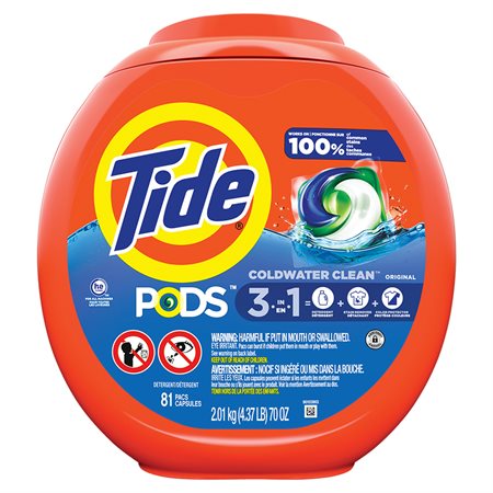 Tide Pods® Laundry Detergent Packs Package of 81 original