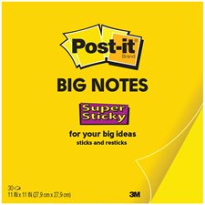 Post-it® Self-Adhesive Big Notes yellow