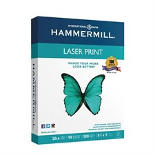 Papier Laser Print 28 lb. Paquet de 500. lettre