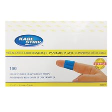 Kare Strip™ Metal Detectable Bandages 1 x 3"