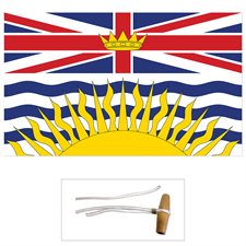 Drapeaux des provinces et territoires canadiens Colombie britannique