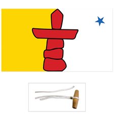 Canada Provinces and Territories Flags Nunavut