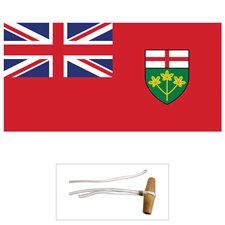 Drapeaux des provinces et territoires canadiens Ontario