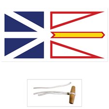Drapeaux des provinces et territoires canadiens Terre Neuve
