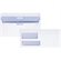 Enveloppe blanche Reveal N Seal® Double fenêtre. #9. 3-4/8 X 8-5/8 po.