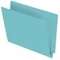End Tab File Folder 11-pt. Letter size, box of 100 turquoise