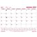 Recharge pour calendrier de bureau mensuel (2024) 23-1/2 x 18-3/8 po