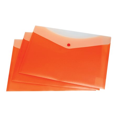 Enveloppe pour document mandarine