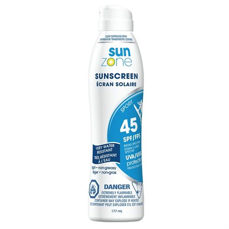 Crème solaire sport Sun Zone FPS 45
